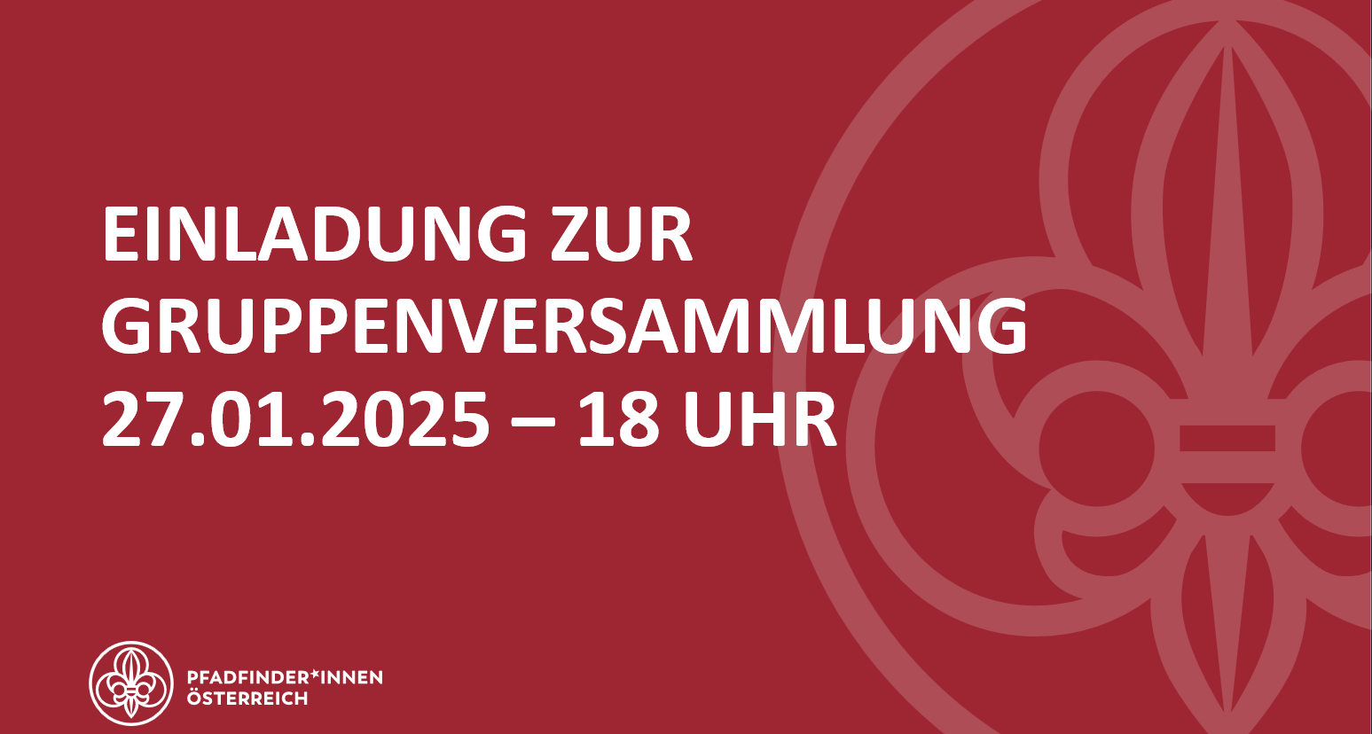 Mehr über den Artikel erfahren Gruppenversammlung 27.01.2025